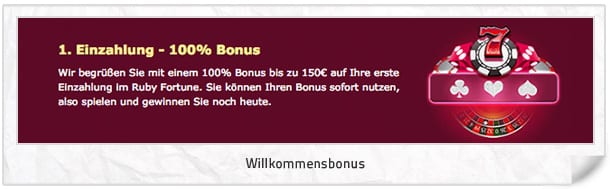 Ruby Fortune Bonus Vorschau